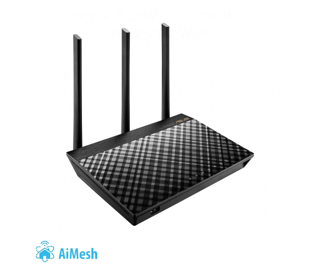ASUS RT-AC66U (1750Mb/s a/b/g/n/ac, 2xUSB ) - 116446 - zdjęcie